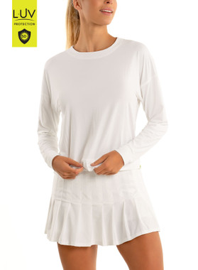 Lucky In Love Hype Long Sleeve Tennis Shirt