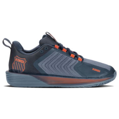 K-Swiss Men's Ultrashot 3 Tennis Shoe (Orion Blue/Windward Blue/Scarlet Ibis)