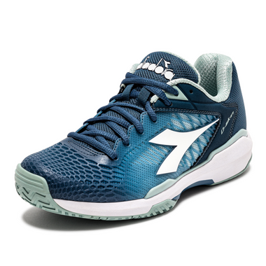 Diadora Women's Speed Competition 7+ All Ground Tennis Shoe (Legion Blue/Surf Spray/White)