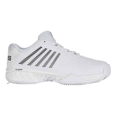 K-Swiss Women's Hypercourt Express 2 HB Clay Tennis Shoe (White/Black)